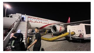 مطار الشارقة وأجواء رحلتنا مع العربية لطيران لوصولنا مطار إسكندرية برج العرب ✈️✈️