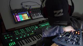 @Shostak - Roland MC-505, Roland System-8, Novation Circuit, live jam #2