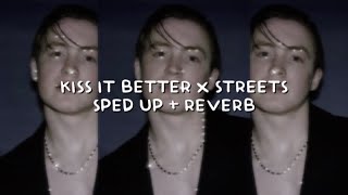 rihanna x doja cat - kiss it better x streets (sped up + reverb)