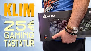 KLIM TRiUMPH Gaming Keyboard (Tastatur) mit KRATZ Effekt | Unboxing u. Ersteindruck