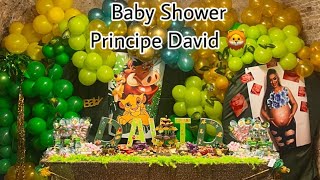 Babyshower completo de mi Principe David 🦁👑 / Amara_.lamodelo