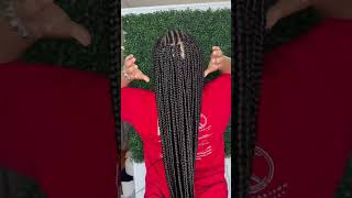 Half cornrows….half box braids style @beautybytigi