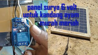 lampu panel surya dengan saklar otomatis sensor matahari