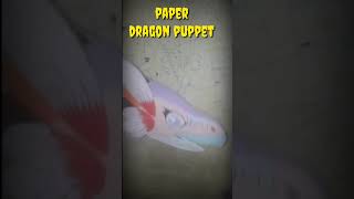 paper dragon puppet#cardboard #kreatif #kardus #paper dragon puppet#shorts