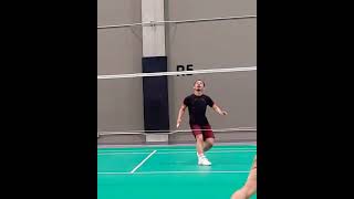 Badminton defense footwork