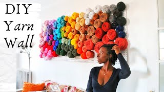 DIY Yarn Wall/Decor