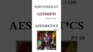 genshin characters as aesthetic photos! pt69 - wriothesley #genshin #genshinimpact #wriothesley