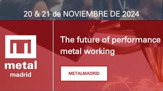 Metal Madrid 2024 ,  Composites y Robomática Madrid - Advanced Manufacturing Awards