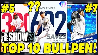 Top 10 BEST DIAMOND BULLPEN PITCHERS! MLB The Show 21 Diamond Dynasty