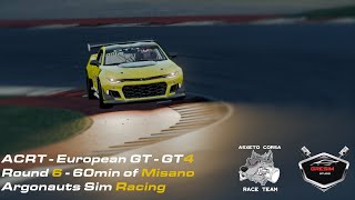 Assetto Corsa Competizione - ACRT European - GT4 Round 6 Misano