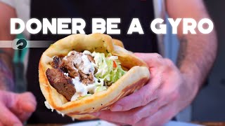 Homemade Gyro, With a British Twist (Doner Kebab), With Perfect, Fluffy Naan Bread From Scratch