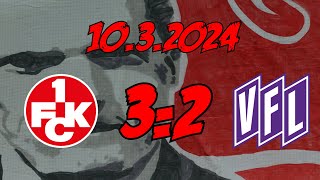 1. FC Kaiserslautern 3:2 VfL Osnabrück - 10.3.2024 - DAS ist BETZE!