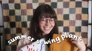 My Summer Sewing Plans! | what I'll be sewing this summer