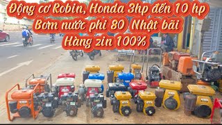 Tổng hợp máy Robin 3hp,3.5hp,6hp,7hp,8.5hp, 10hp bơm nước phi 80 Nhật bãi Zalo 0976622109-0977324479