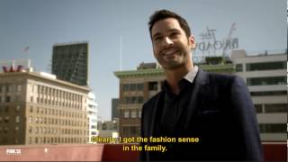 Lucifer disses the trench coat