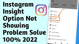 instagram insights option not showing | insights option Not Working problem solve