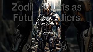 Ai Draws Zodiac Signs as Future Soldiers! #futurewarriors #zodiacsigns #aiart #shorts