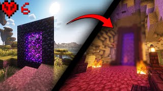 I UPGRADED the Nether Room in Minecraft Hardcore!