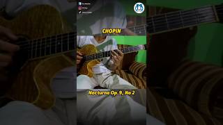 (Chopin) Nocturne Op.9, No 2 || guitar accoustic #shorts #fingerstyleguitar #fingerstyle #cover