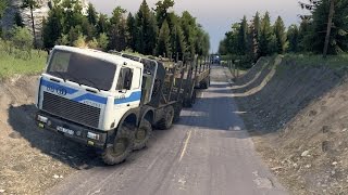 SpinTires Карта "Cruiser adventure"