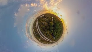 winter and spring 2015 time-lapses [aerial, stereographic projection little planet, infrared, etc]