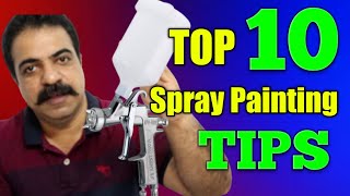 Top 10 Spray Painting Tips !!How to paint like PRO. Painting Tips and Tricks Malayalam  #sajuandcars