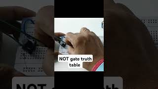 NOT gate truth table verification,@short