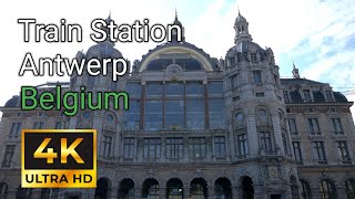 Train station  | Antwerp | Belgium | 4K