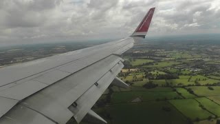 Norwegian Boeing 737-800 ✈ Madrid Barajas to Birmingham Airport Flight Video