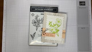 Stampin’ Up! Detailed Dogwood Hello Card Tutorial