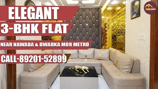 3BHK 80Gaj flat in Delhi | Easy Access to the Dwarka Mor and Nawada metro Stations | 8920152899