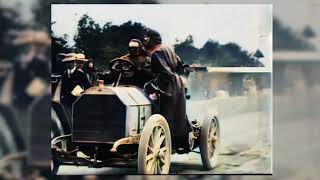 1903 год - Автогонки (в цвете) / Auto racing