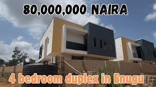 FULLY DETACHED 4 BEDROOM DUPLEX IN TRANS EKULU NEW GRA ENUGU | HOUSE FIR SALE