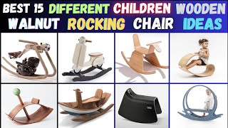 best 15 different children wooden walnut rocking chair ideas | interior walnut chair ideas for kids