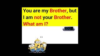 Riddle Minions 3 #riddle #minions #ytshorts #funny