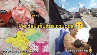 Doação dos perdidos de Eva / furo de orelha/ reposição de roupas novas😁