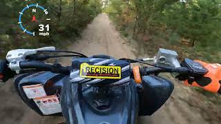 Riding 2024 Raptor 700r SE at Gladwin, MI