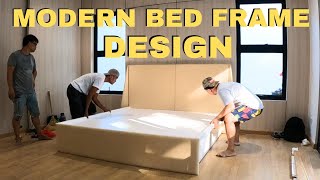 MODERN BED FRAME INSTALLATION