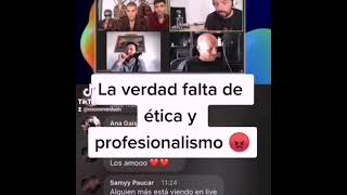 Que falta de profesionalismo 😡 Richard te felicito por cortar las entrevista