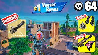 64 Elimination Solo vs Squads "Zero Build" Gameplay Wins (Fortnite Chapter 5)