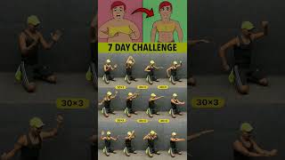 7 days chest fat challenge