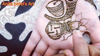 Bharwa mehndi design|semi bridal mehndi design|dulhan mehndi design|#AnitapatelsArt