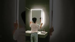 A Detachable LED mirror design for easy repair-- By Innova Mirror model IN-I100