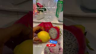 Dragon fruits refresher drinks. #drinks  #saturday  #video  #viralshorts #viral