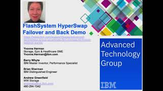 IBM FlashSystem HyperSwap Failover Live Demo