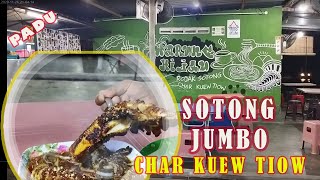 Sotong Jumbo Char Kuew Tiow Di Warung Hijau Melaka. Padu betul.