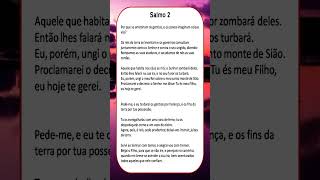 Linda Mensagem de Deus Para Você Hoje! SALMOS 2 - Não Ignore essa Mensagem.