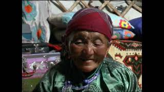 MONGOLIA—Izhit, of the Tsengel Tuvans, offers a blessing