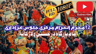 Tanha Hussain as Hai |Imam Bargh Dar e Hussain as Larkana|| 12 Muharram Markazi Jaloos 2021