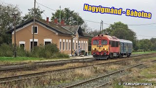 2024.10.05. - S150-es személyvonat Csörgővel (418 148), és egy BDd kocsival Nagyigmánd-Bábolnán!